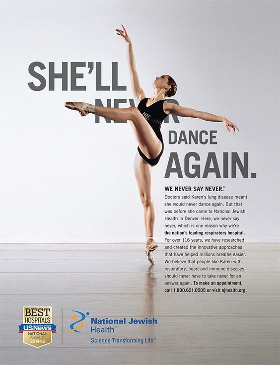 National Jewish Health: She'll Dance Again