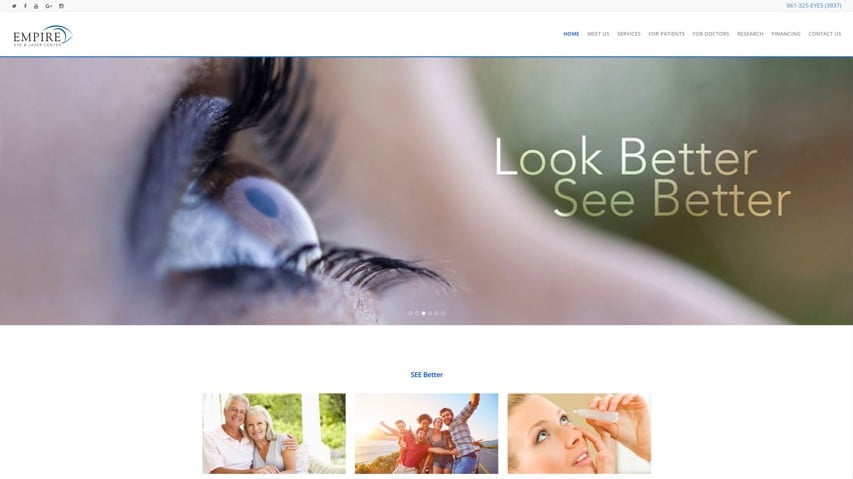 Messenger healthcare marketing | empire eye & laser center